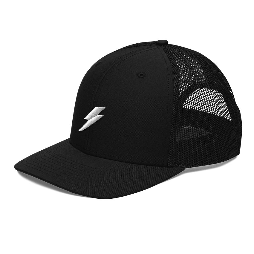 Spark Cap - Black Trucker