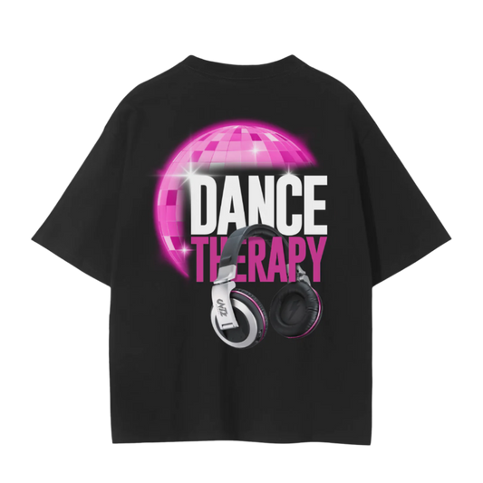 Dance Therapy Drop Shoulder Tee - Dark