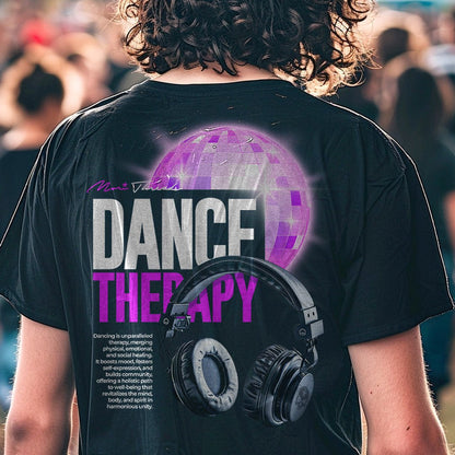 DANCE THERAPY - Back Graphic (black)