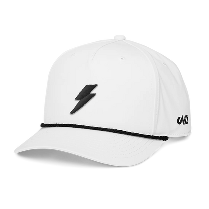 Roped Snap Back - White